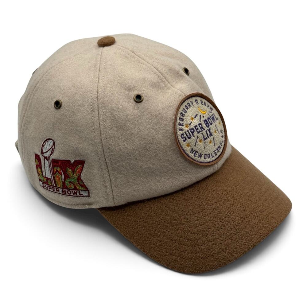 '47 x Stoney Clover Lane Super Bowl LIX New Orleans NFL Oatmeal Hat Wool Blend